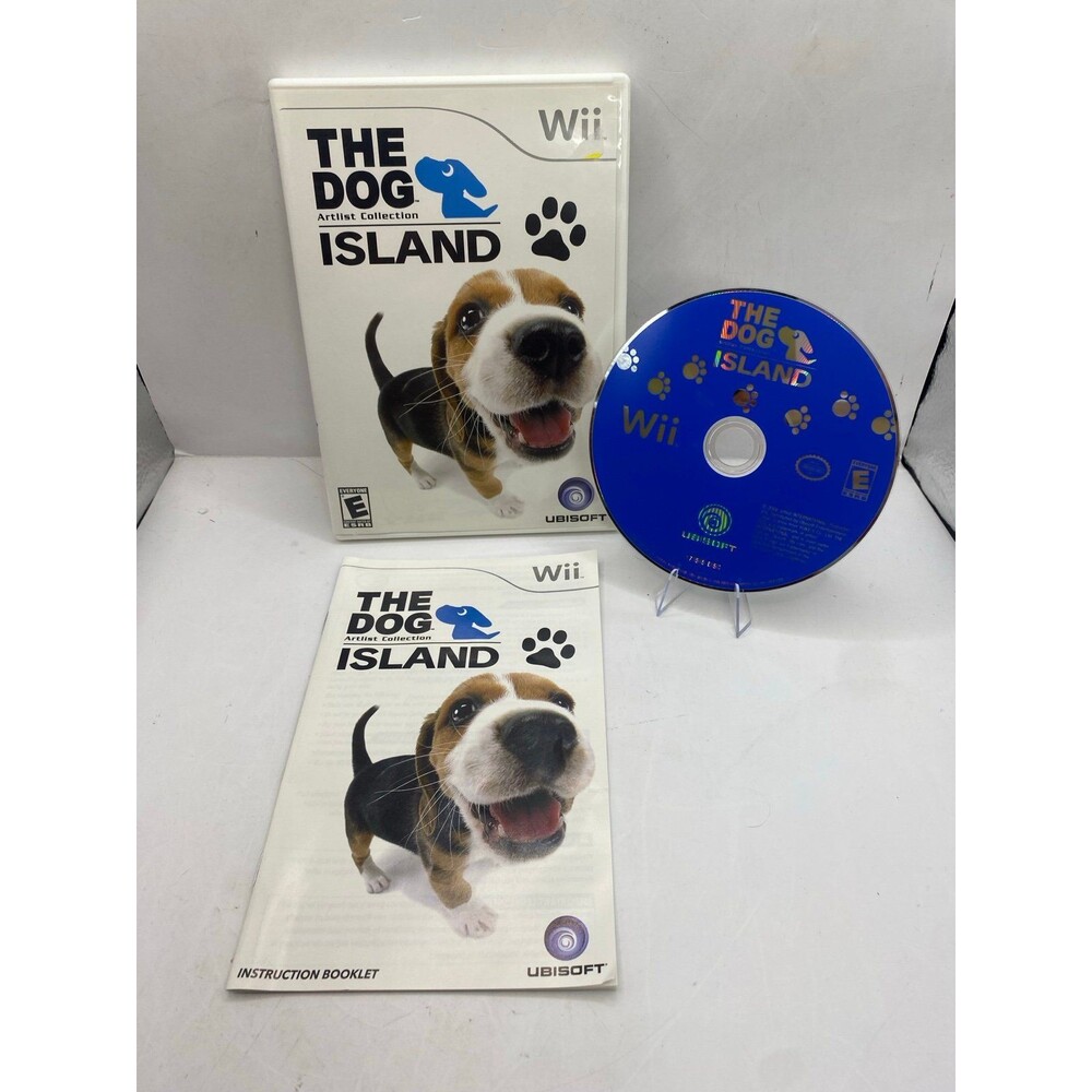 The Dog Island (Nintendo Wii, 2008) Complete w manual tested authentic
